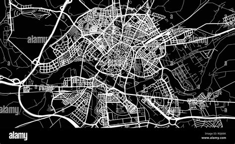 Urban vector city map of Salamanca, Spain Stock Vector Image & Art - Alamy