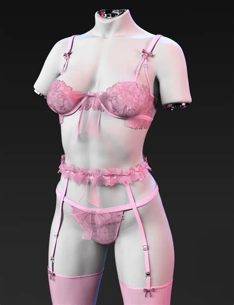 3DLOAD X Fashion Soft Secrets Lingerie For Genesis 9