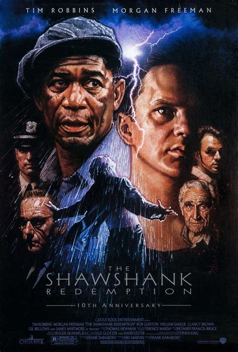 The Shawshank Redemption Original Movie Poster 10th Anniversary Drew Struzan Artwork