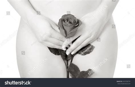 Closeup Beautiful Nude Woman Hiding Her Stock Photo Shutterstock