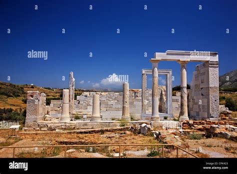 The Ancient Temple Of Demeter Demetra Goddess Of Agriculture Close