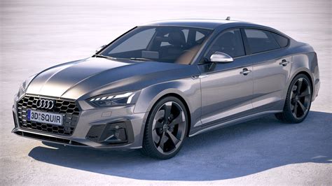 Audi A5 Sportback S Line 2020 3d Model Cgtrader