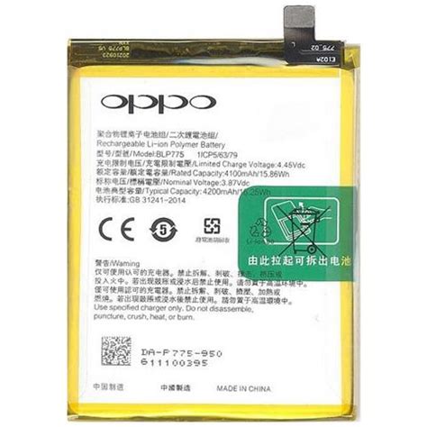 Oppo Batteria Litio Integrata Originale Blp Bulk Per Realme X G