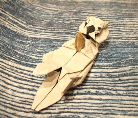 How To Make An Origami Otter With Kids Kids Art And Craft