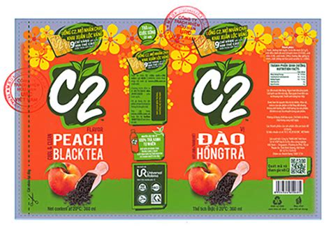 C2 Black Tea Peach Flavor