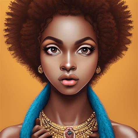 Stunning Brown Skinned Woman Graphic · Creative Fabrica