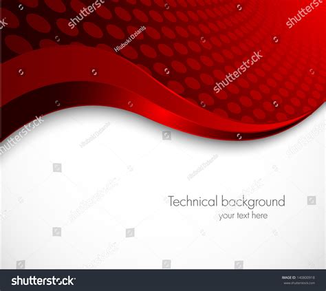 Abstract Red Wavy Background Stock Vector (Royalty Free) 140800918 ...