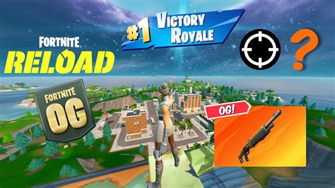 Fortnite OG Reload High Kill Solo Vs Squads Gameplay Keyboard