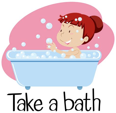 Images Luxury Taking A Bath Clipart