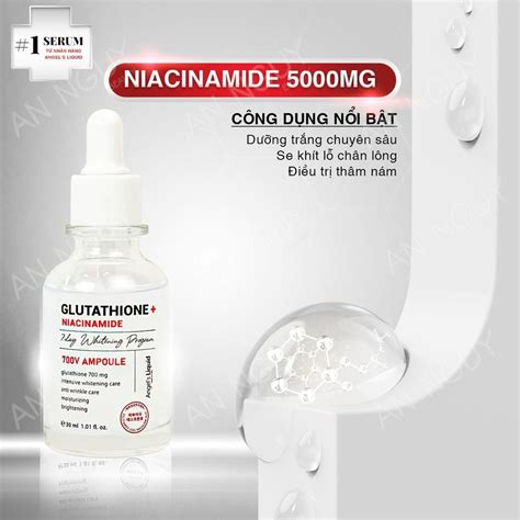 Tinh Chất Angel’s Liquid Glutathione Niacinamide 7day Whitening Program 700 V Ampoule Giảm Nám