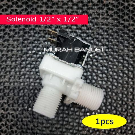 Jual Solenoid Valve Ac V Model Elbow Drat X Inch Shopee