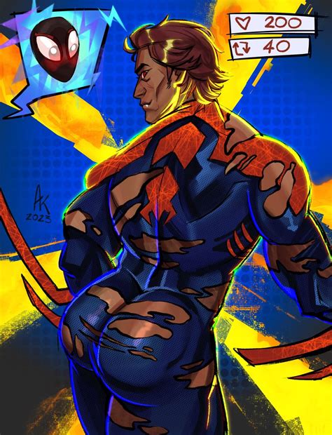 Miles Morales And Spider Man Gay Muscular