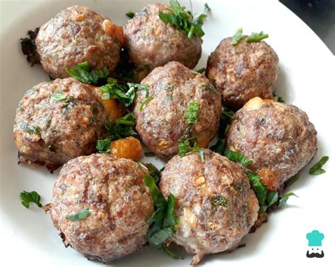 Albóndigas Al Horno De Carne Molida ¡rellenas Con Queso