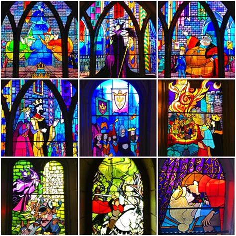 Stain Glass Windows Inside Sleeping Beauty Stain Glass  Flickr