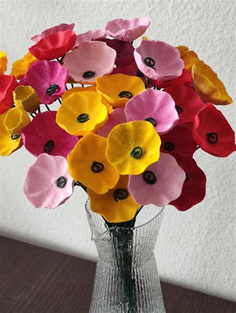 Papier Mache Flowers Flower Arrangement Home Decoration 1st Wedding