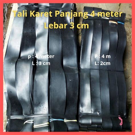 Jual Tali Karet Pengikat Barang Panjang Meter Lebar Cm Karet Elastis