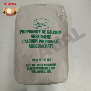 Jual MACCO Calcium Propionate 20kg Pengawet Makanan Anti Tengik Anti