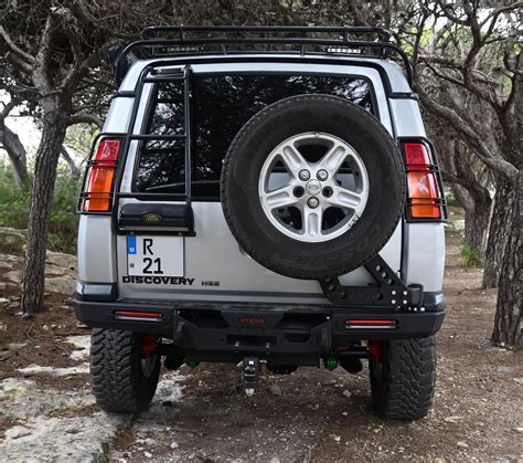 Land Rover Discovery D2 Winch Rear Long Bumper With Led Lights