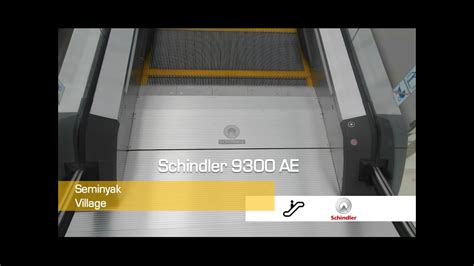 4 Schindler 9300 Ae Escalators At Seminyak Village Bali Youtube