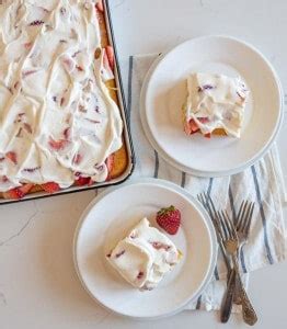 Strawberry Shortcake Sheet Cake Bless This Mess