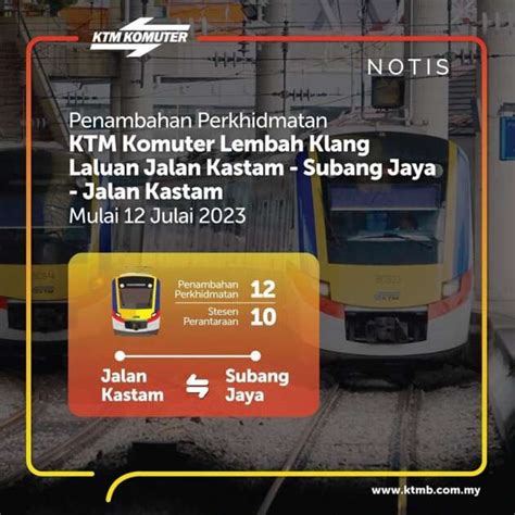 Ktm Komuter Jalan Kastam Subang Extra Service Bm Paul Tan S