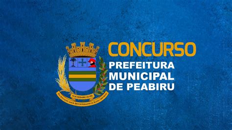 Concurso Peabiru PR 2023 2024 Sai edital 22 vagas de até R 13 5 mil