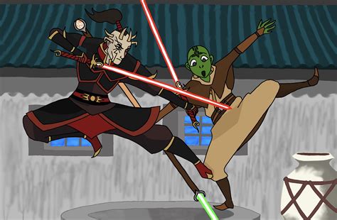 Avatar/Star Wars Aang vs Zuko Well Fight by Esteemed-Entity on DeviantArt