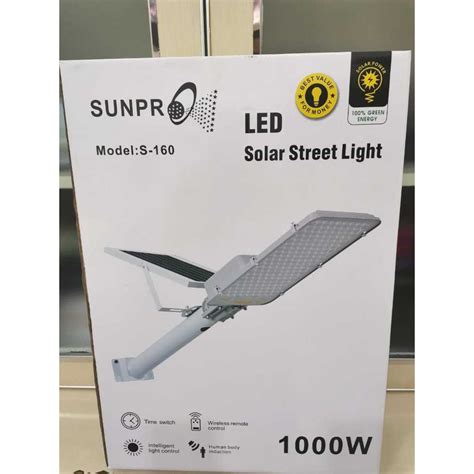 Jual Lampu Jalan Led Solar Street Light W W Sunpro Lampu