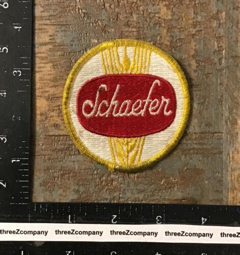 Vtg SCHAEFER Beer Logo Uniform Sew-On Patch | #3995192490