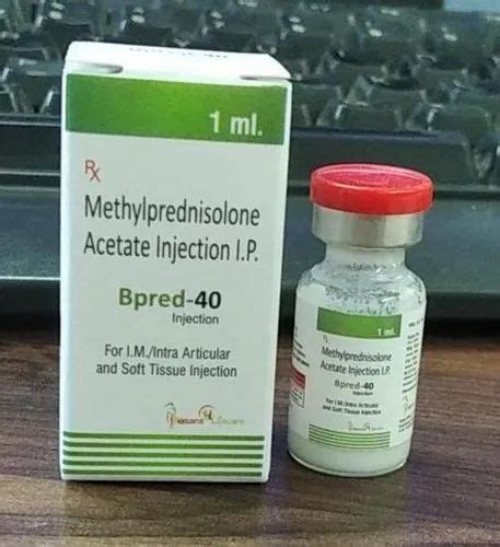 Pharmaceutical Injection Methylprednisolone Acetate Injection Ip