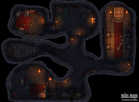 Dark Dungeon Ruin [34x25] - [Battlemap] : r/FantasyMaps