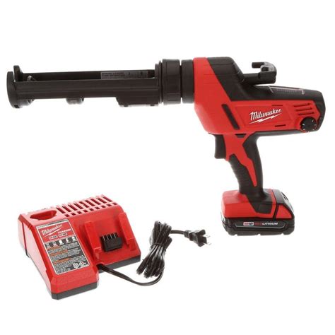 Milwaukee M18 18 Volt Lithium Ion Cordless 10 Oz Caulk And Adhesive