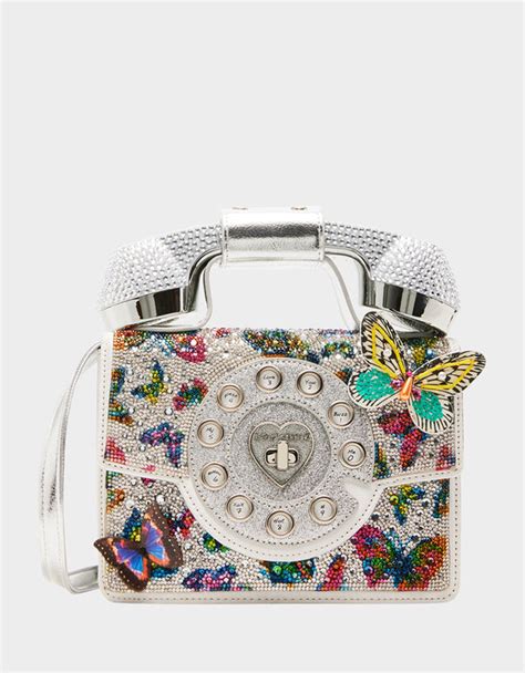 Kitsch Butterfly Phone Bag Silvermulti Phone Bags Betsey Johnson