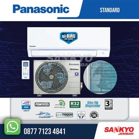 Jual AC PANASONIC Si BIRU STANDART 1 PK CS CU LN9WKJ Jakarta Timur