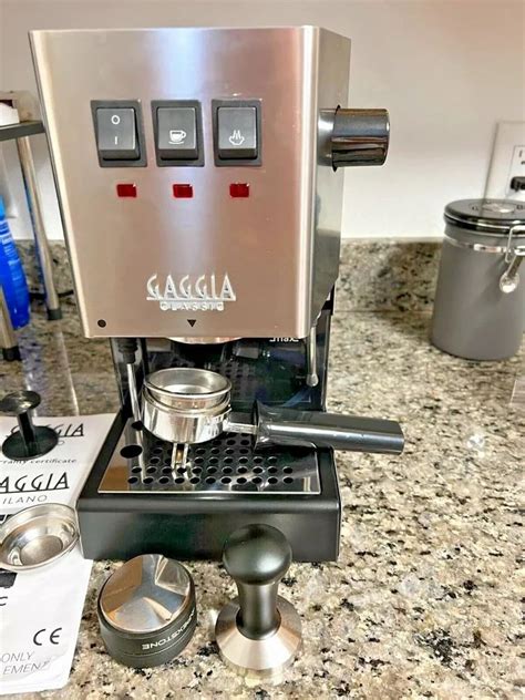 Semi Automatic Gaggia Ri Classic Pro Espresso Machine Plus Extra