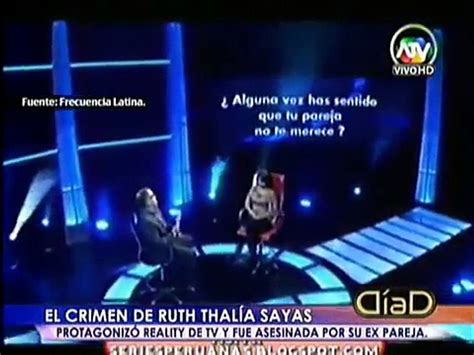 Dia D El Crimen De Ruth Thalia Sayas 2 Video Dailymotion