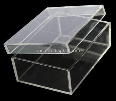 Custom perspex display box with lid, acrylic display case