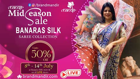 Mandir Mid Season Sale Banaras Silk Sarees Weavers Price Valid For