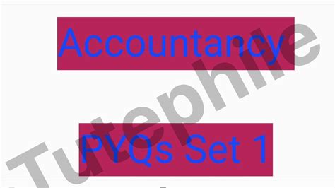 Accountancy Pyq Question With Explanation Saumya M M Cseb Junior