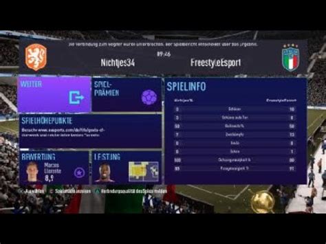 Fifa Weekend League Team A Spiel Bilanz Youtube