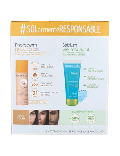 Precio Photoderm Nude Touch Claro Gel Sébium Farmalisto MX