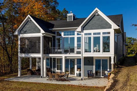 The Willowcrest Fall Parade Home Exterior Beach Style