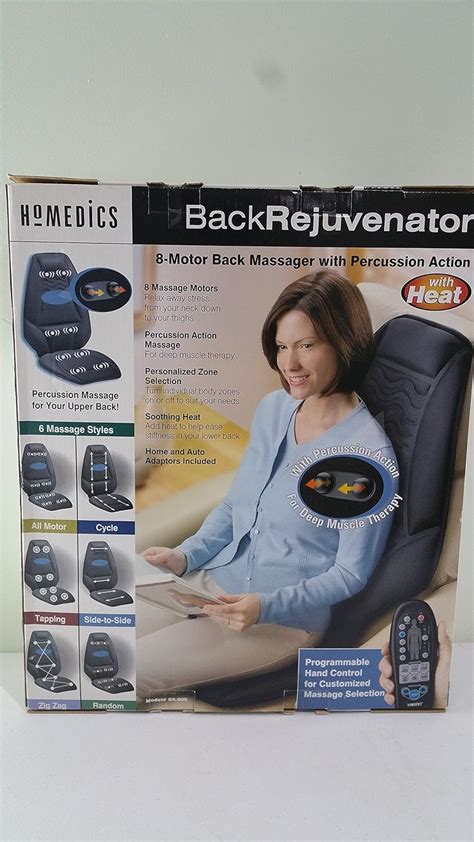 Homedics Bk 900 Back Rejuvenator 8 Motor Back Massager With Percussion Action