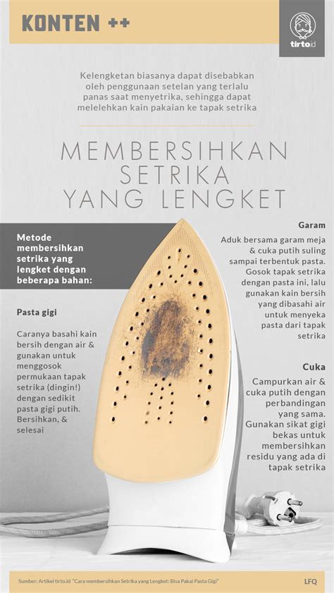 Cara Membersihkan Setrika Lengket Dengan Bahan Yang Ada Di Rumah