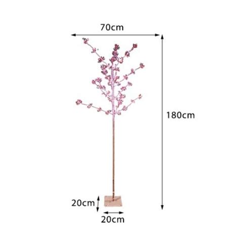 Eye Catching Light Up Twig Tree Festive Decor Cm Marco Paul