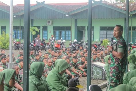 Kodim 1012 Buntok Gelar Tradisi Penyambutan Dandim Baru Prokalteng