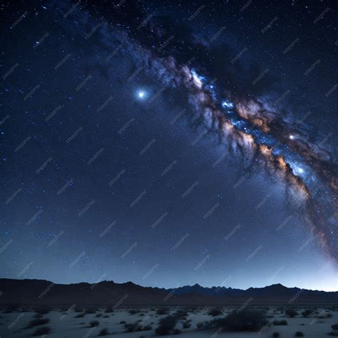 Premium Photo | A panoramic view of a starry night sky in the Atacama ...