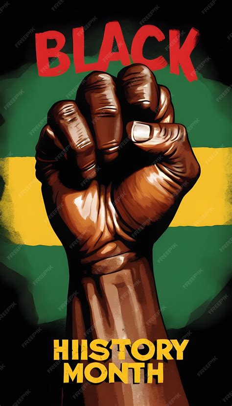 Premium Photo | Celebrating Black History with Raised Fist