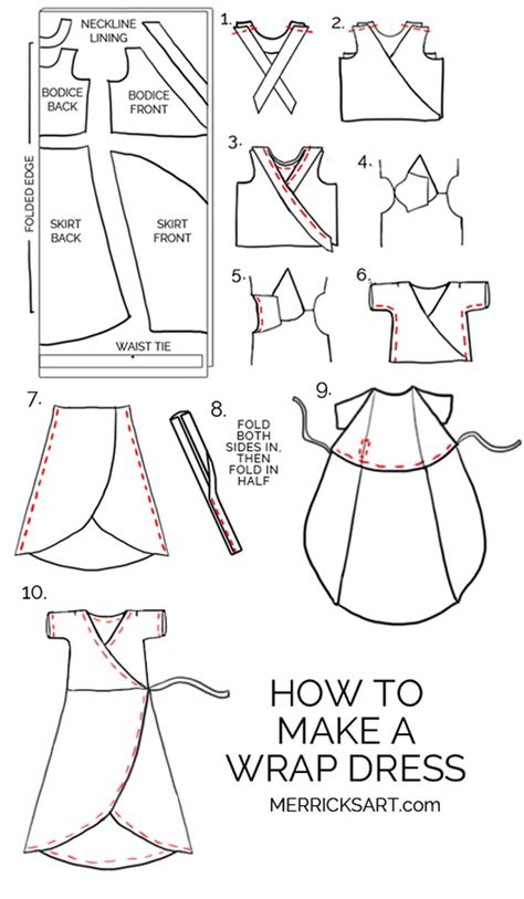 Merrick S Art Style Sewing For The Everyday Girlmidi Wrap Dress