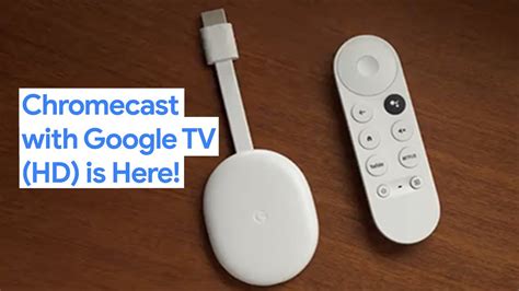 Meet Chromecast With Google Tv Hd Youtube